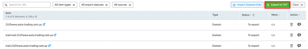 Showing how to exporting data to .txt