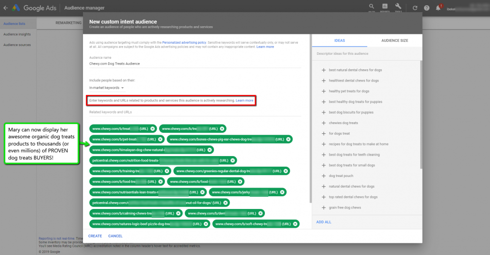custom-intent audiences