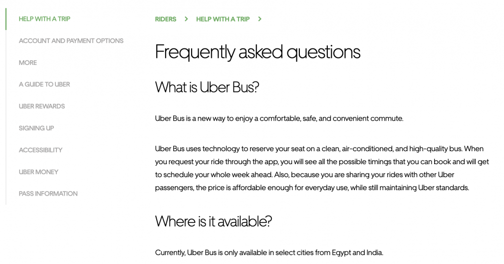 คำถามที่พบบ่อยเกี่ยวกับ Uber
