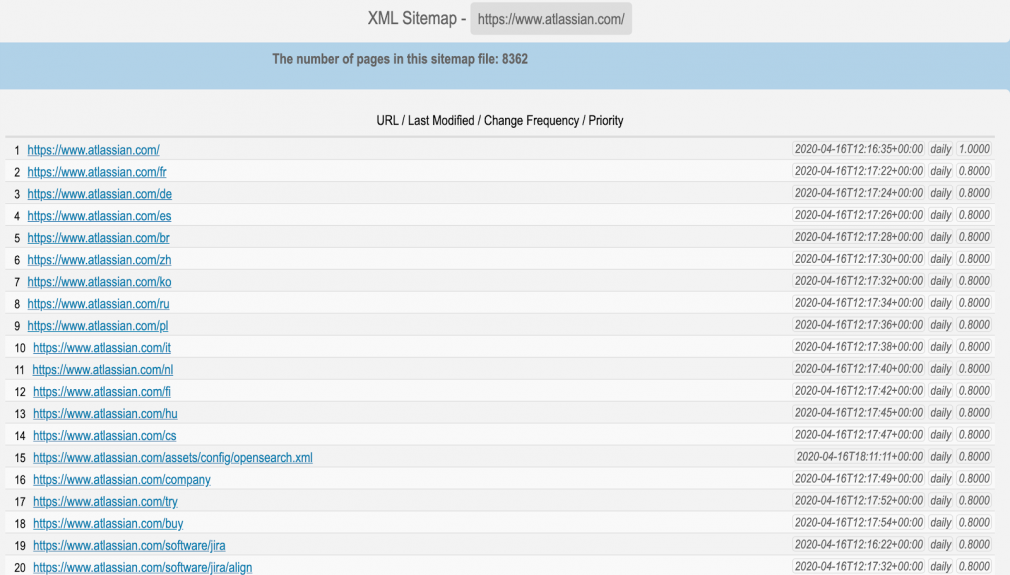 3rd party xml sitemap provider example