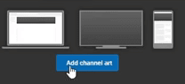 How it looks to add art to your YouTube channel