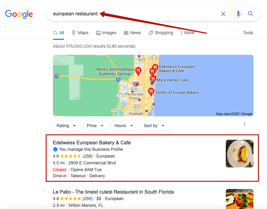 Improving Local SEO of a Bakery to Boost Online Visibility
