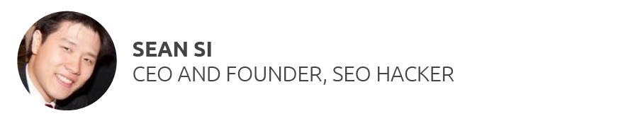 Sean Si, CEO and Founder, SEO Hacker