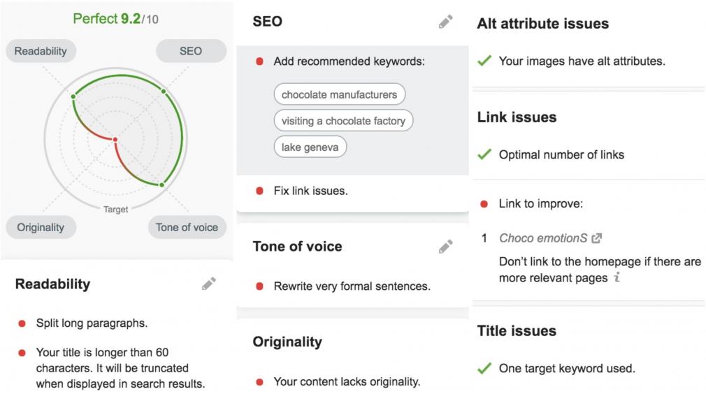 SEO Writing Assistant Semrush