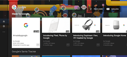 How YouTube art looks on a TV
