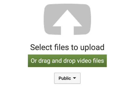 Select files to download option on YouTube