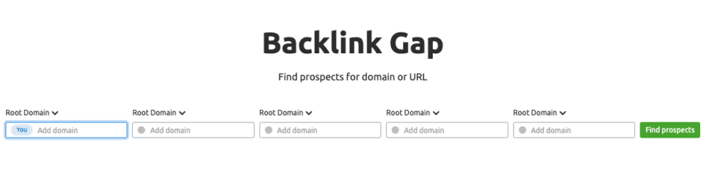 Backlink Gap