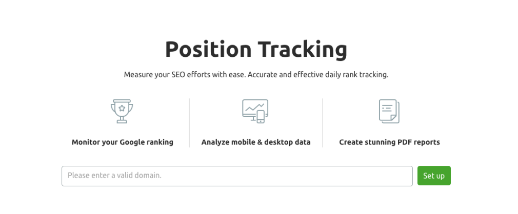 google website ranking