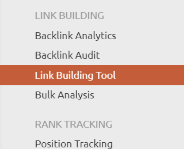 semrush workflow link building tool