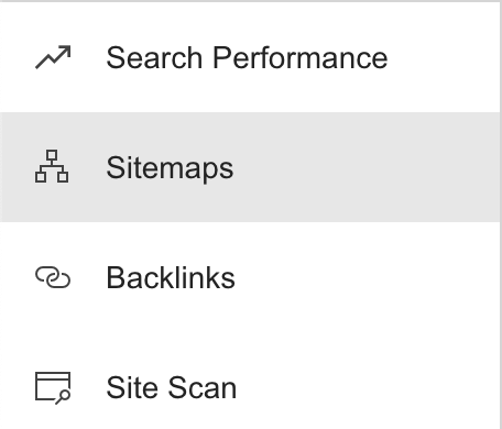 Bing Sitemaps Tab