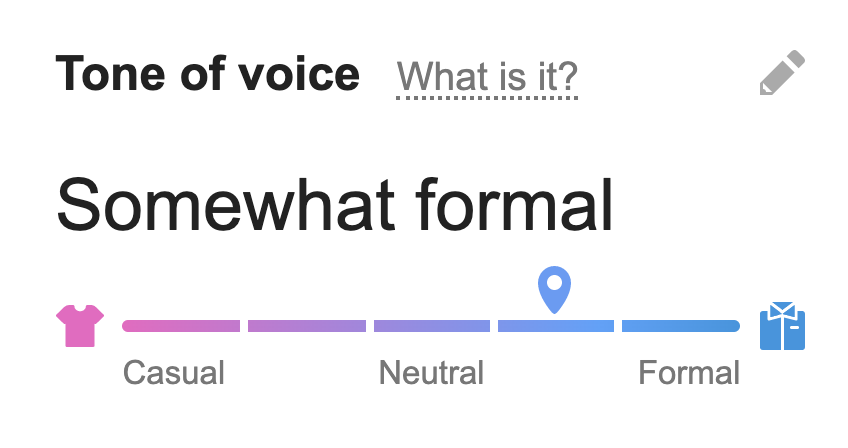tone of voice recommendations