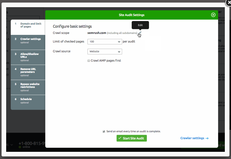 website crawler