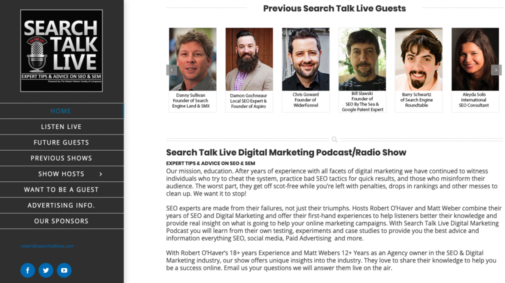 Search Talk Live podcast