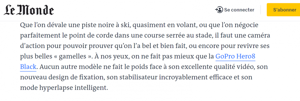Le Monde article backlinks
