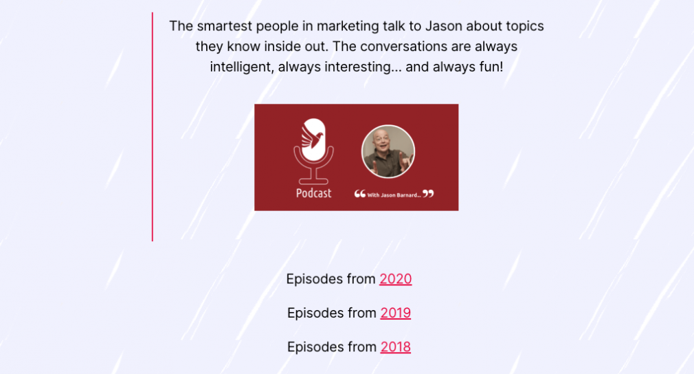 Kalicube Marketing Podcast with Jason Barnard