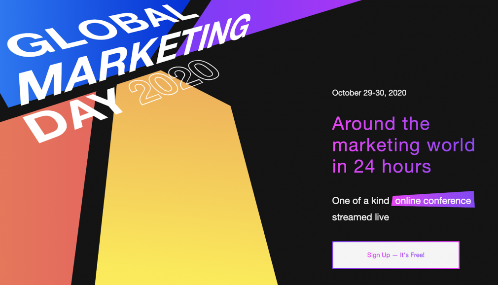 SEMrush Global Marketing Day 2020 sign-up