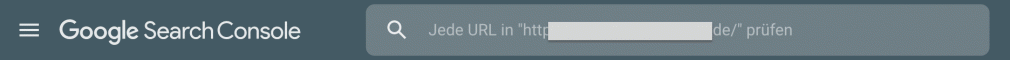 URL-Prüfung in der Google Search Console