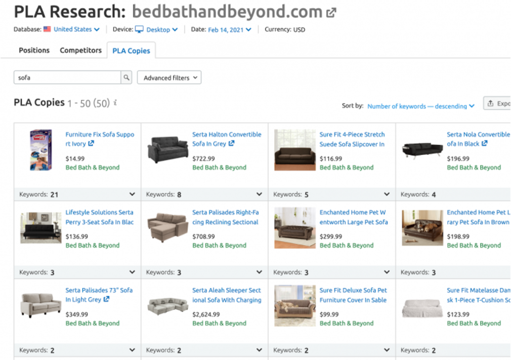 Semrush PLA-Recherche