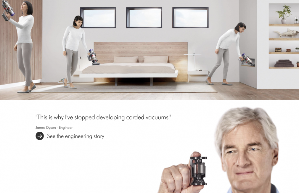 website content hook readers dyson