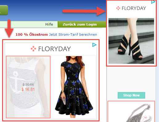 Remarketing Anzeige