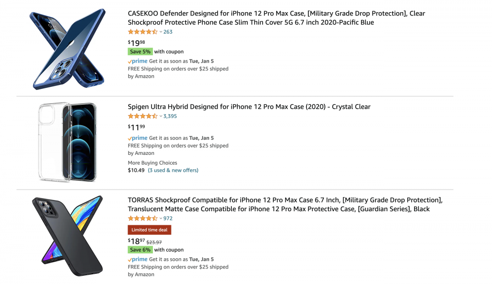 Amazon Product Grid