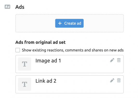ads duplicate