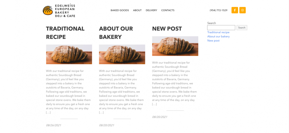 How an Agency Helped a Bakery Choose an Impactful Blog Theme