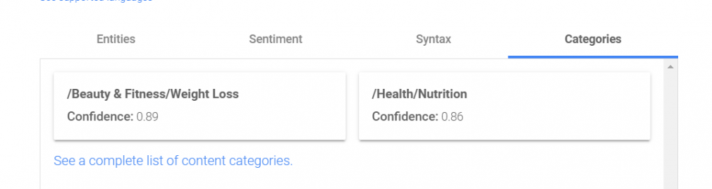 Confidence