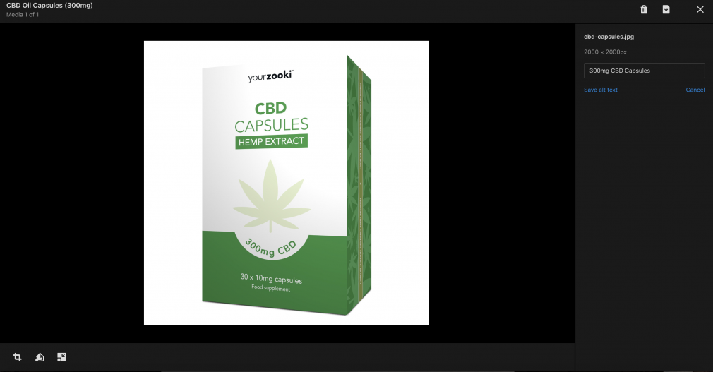 So fügen Sie in Shopify Alt-Texte zu Produktbildern hinzu