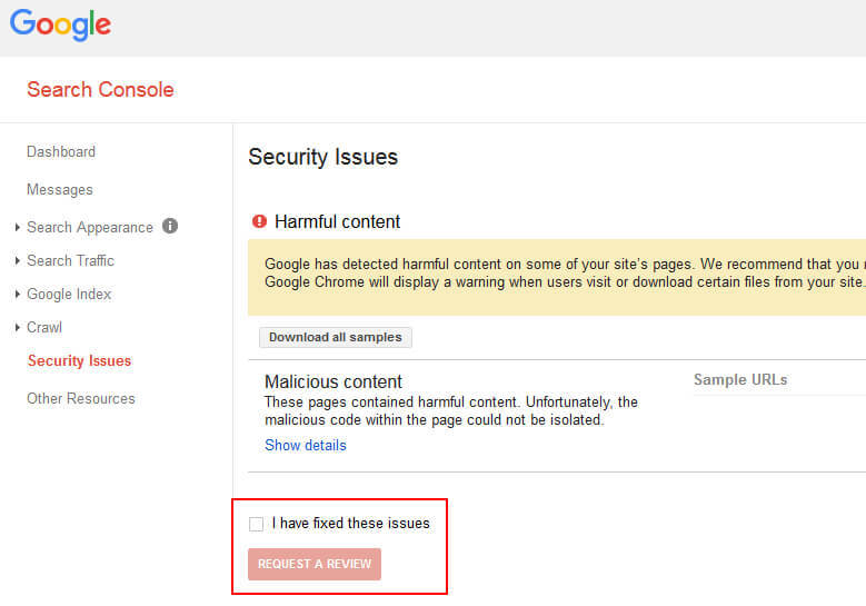 malware request review