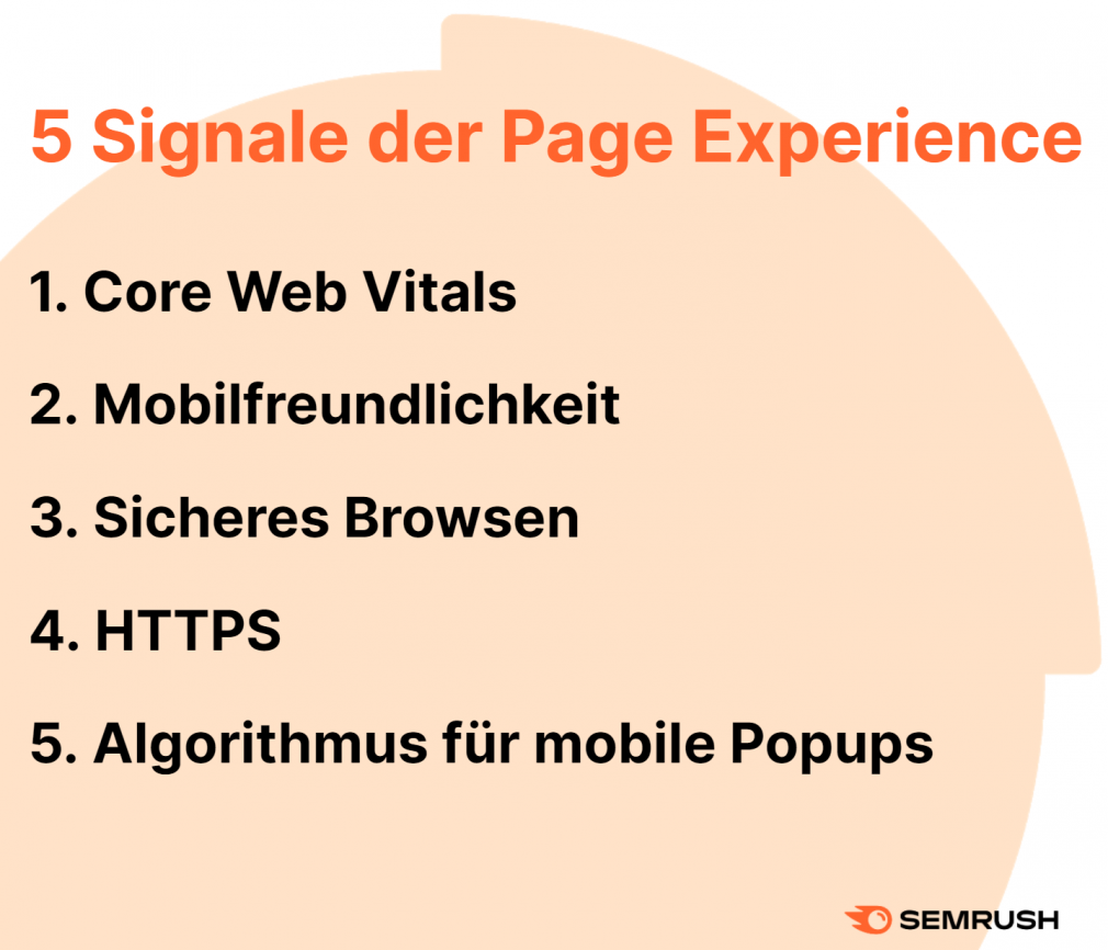 5 Signale der Page Experience