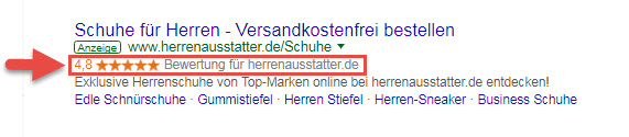 Google Ads Automatische Bewertung