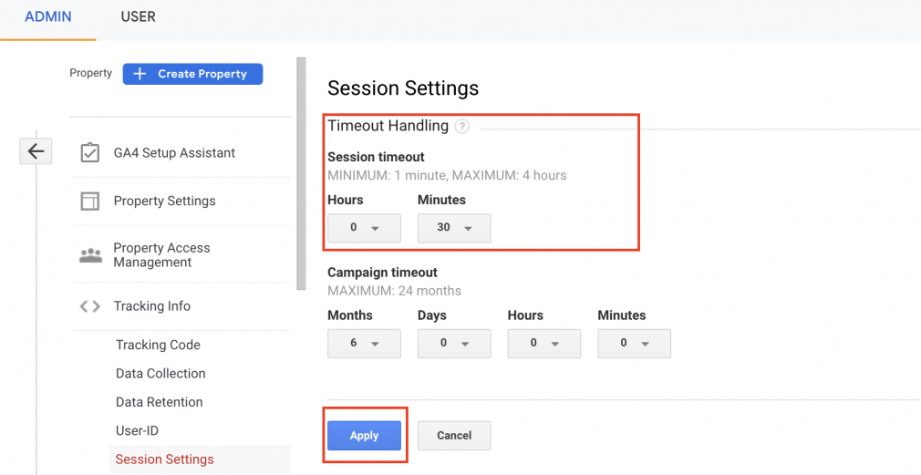 google analytics sessions