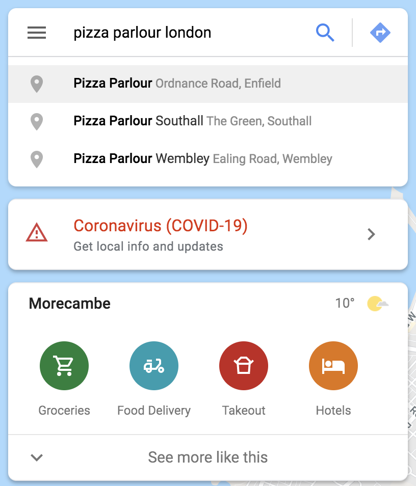 Google Business Search for Google Map Listing
