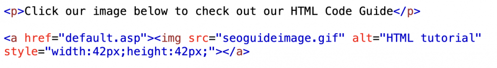 html link code