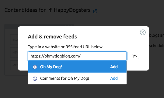 rss feeds smm poster semrush