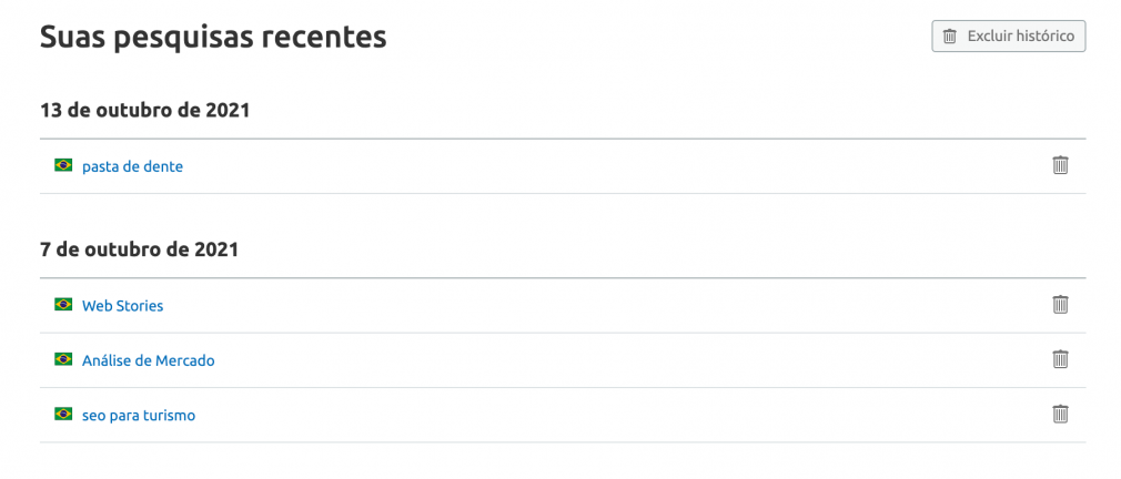 Pesquisas recentes KWMT