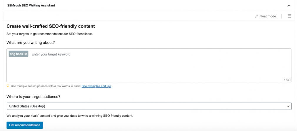 SEO Writing Assistant plugin recommendations
