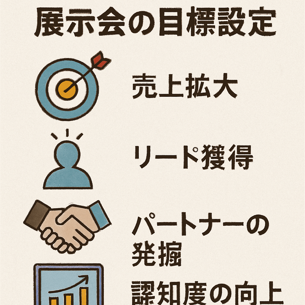 展示会の目標設定