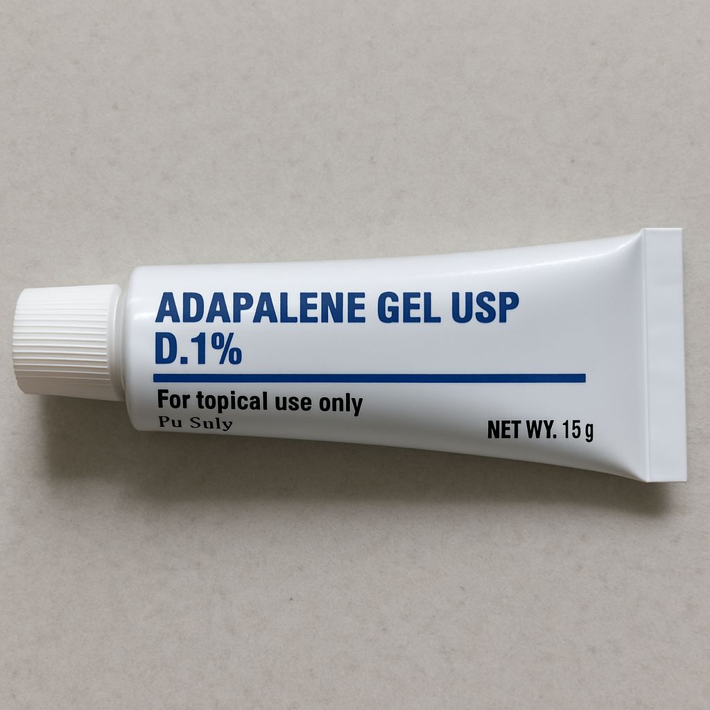 Adapalene gel tube