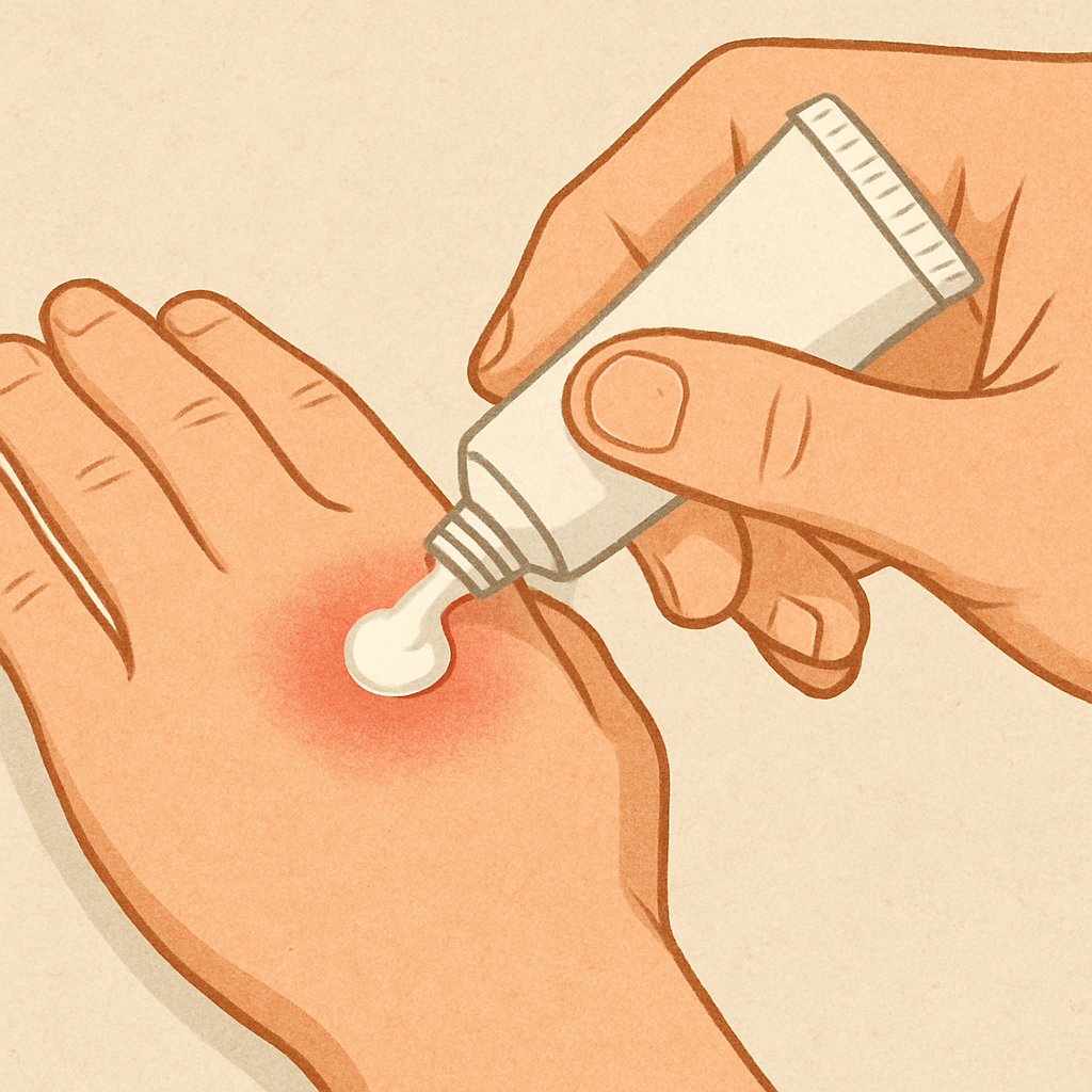 Topical medication application