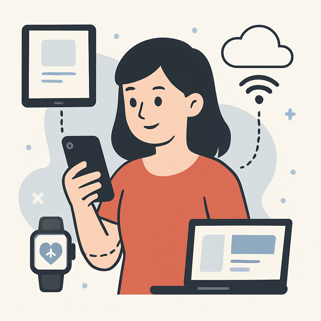Modern technology illustration