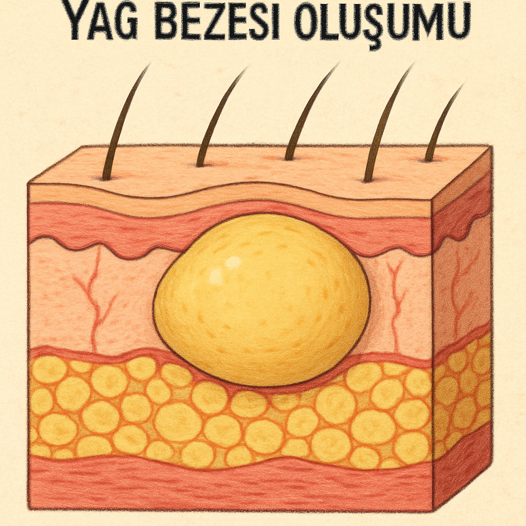 yağ bezesi oluşumu