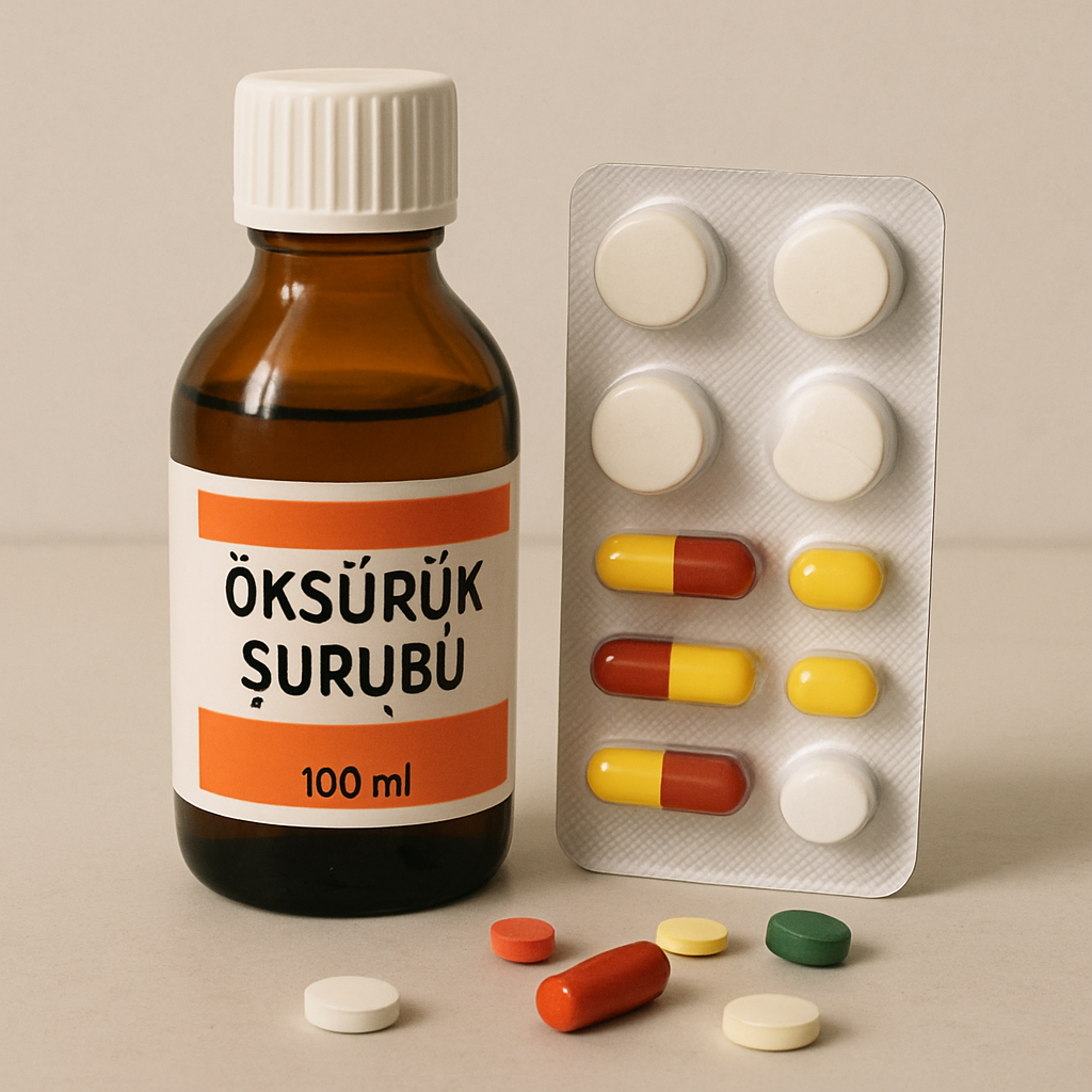 Öksürük şurubu ve ilaçlar