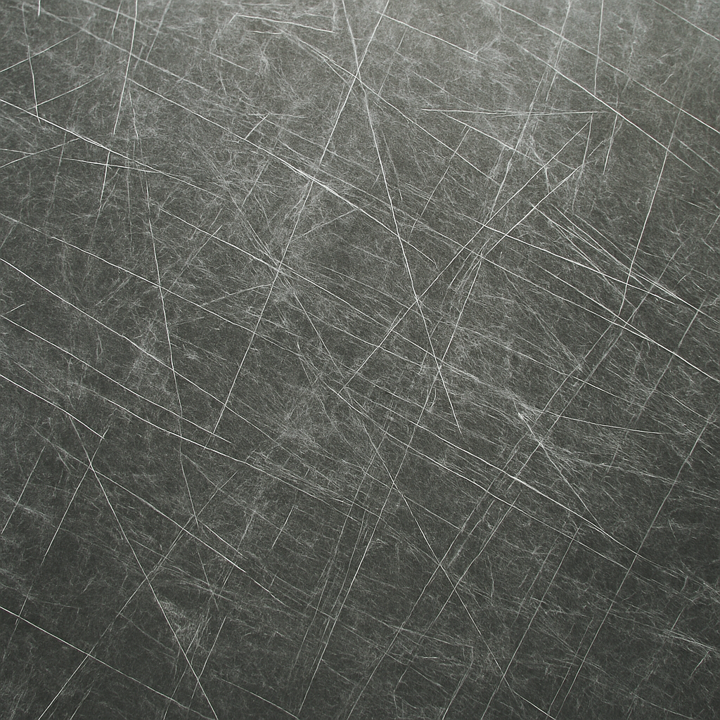 Close-up of scratched glass surface
