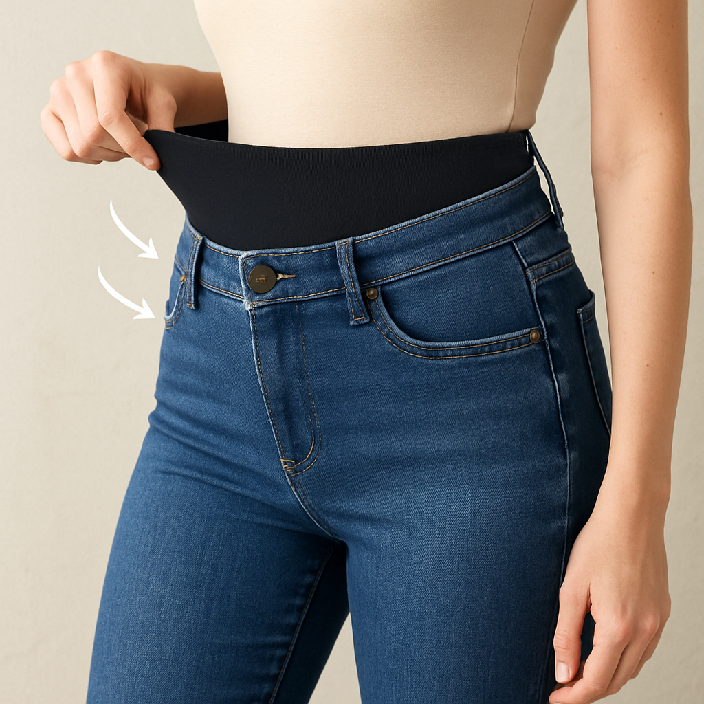 jeans with tummy control panel