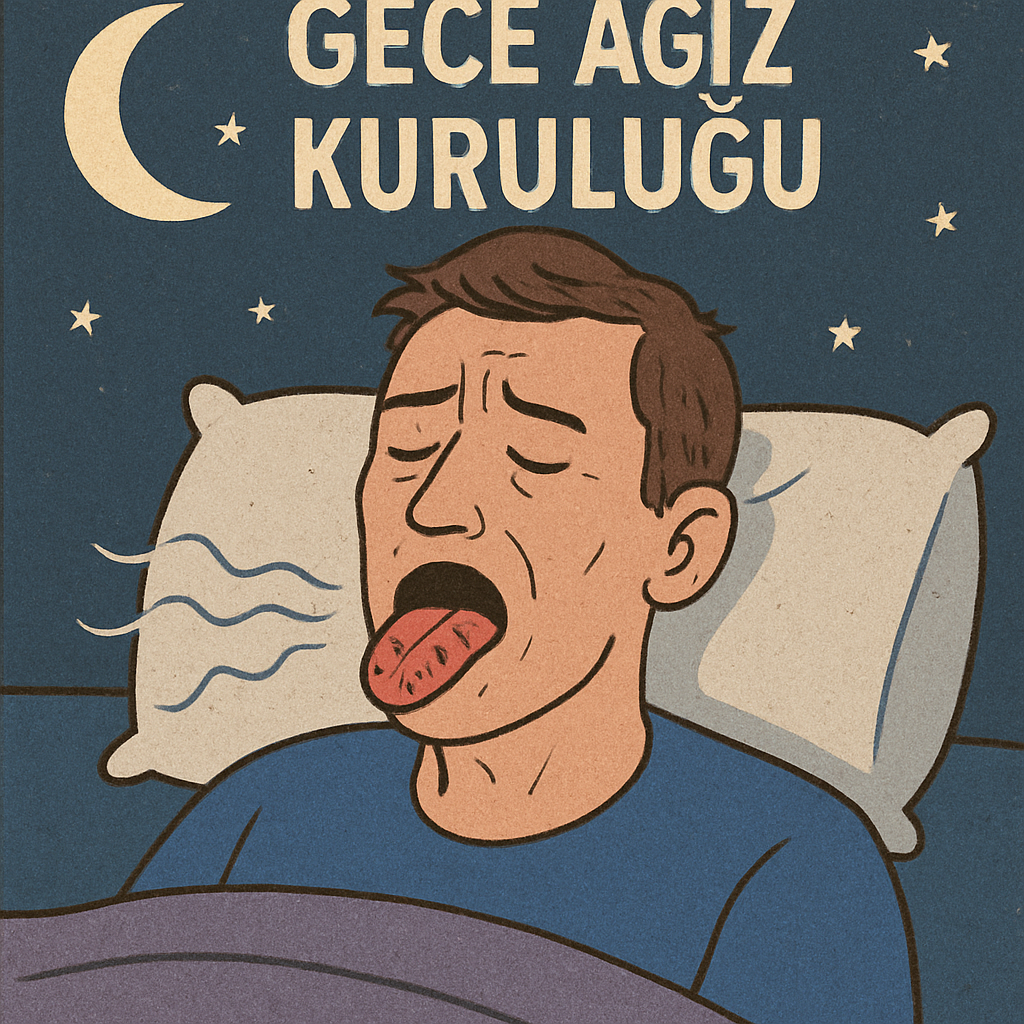 gece ağız kuruluğu
