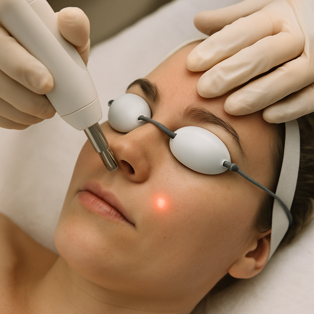 Laser treatment process