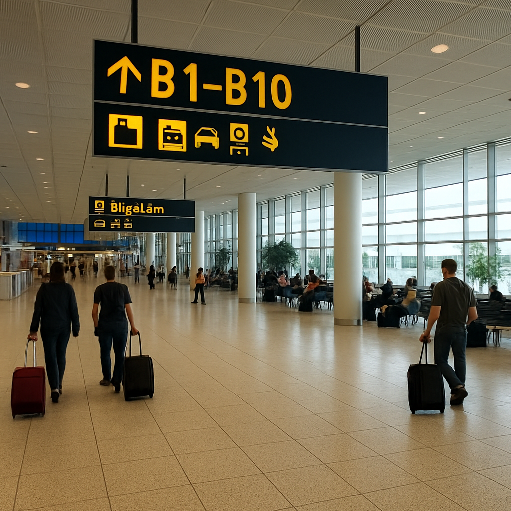 Flygplats interiör