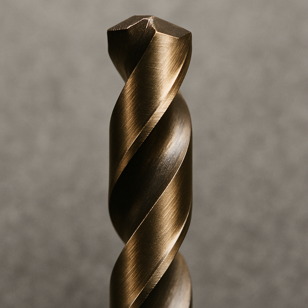Cobalt Twist Drill Bit Close-Up